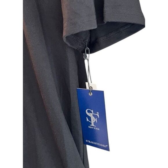 Straight Faded NY Mens Size XXLTall XXLT Black Short Sleeve T Shirt NWT - Picture 3 of 5